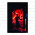 Placa Decorativa Geek - Stranger Things 28x20cm