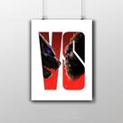 Placa Decorativa Godzilla Vs Kong Arte Poster 20X30 Placa Decorativa Godzilla Vs Kong Arte Poster 20X30