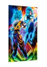 Placa decorativa - goku e vegeta - dragon ball - anime