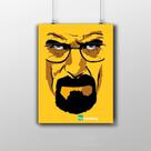 Placa Decorativa Heisenberg Rosto - Breaking Bad Placa Decorativa Heisenberg Rosto - Breaking Bad