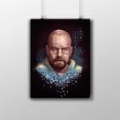 Placa Decorativa Heisenberg Wallpaper - Breaking Bad Série Placa Decorativa Heisenberg Wallpaper - Breaking Bad Série