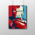 Placa Decorativa Homem De Ferro Arte Poster