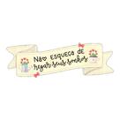 Placa Decorativa Horizontal 45x14,7 Para Horta e Cantinho de Flores MDF 6 mm