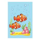 Placa Decorativa Infantil Fundo do Mar Peixes Palhaço 20x30 Placa Decorativa Infantil Fundo do Mar Peixes Palhaço 20x30