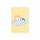 Placa Decorativa Infantil Ursinho Príncipe na Nuvem 20x30cm
