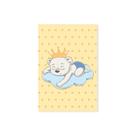 Placa Decorativa Infantil Ursinho Príncipe na Nuvem 30x40cm