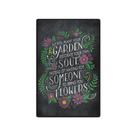 Placa Decorativa - Jardim Preto - cod. 5115