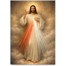 Placa Decorativa Jesus Misericordioso 21x30cm Ref 7505