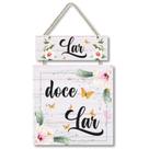 Placa decorativa Lar doce lar PL308 Placa decorativa Lar doce lar PL308