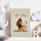 Placa Decorativa Leão Be Strong 30x40cm Placa Decorativa Leão Be Strong 30x40cm