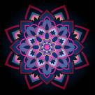 Placa Decorativa Mandala Colorida 20x20cm Impressão Direta No Mdf