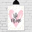 Placa Decorativa MDF Be Mine 30x40