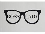 Placa Decorativa MDF Boss Lady 20x29cm Placa Decorativa MDF Boss Lady 20x29cm