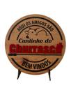 Placa Decorativa MDF Cantinho do Churrasco Carnes e Cortes Barbecue Amigos Bem Vindos