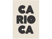 Placa Decorativa MDF Carioca 20x29cm