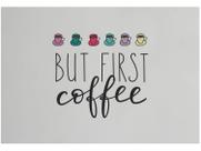Placa Decorativa MDF Coffee 20x29cm