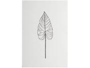 Placa Decorativa MDF Folha Minimalistas 20x29cm