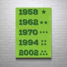 Placa Decorativa MDF Futebol Campeonatos 20x30cm
