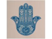 Placa Decorativa MDF Good Vibes Hamsa 29x29cm