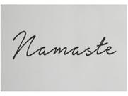 Placa Decorativa MDF Good Vibes Namaste 20x29cm