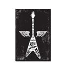 Placa Decorativa MDF Guitarra Placa Decorativa MDF Guitarra