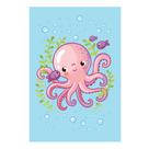 Placa Decorativa MDF Infantil Fundo do Mar Polvo 30x40cm Placa Decorativa MDF Infantil Fundo do Mar Polvo 30x40cm