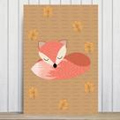 Placa Decorativa MDF Infantil Raposinha 4 20x30cm Placa Decorativa MDF Infantil Raposinha 4 20x30cm