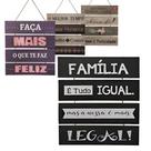 Placa Decorativa Mdf Parede Decoração Frases Enfeites Casa
