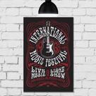 Placa Decorativa MDF Poster Rock 30x40