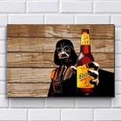 Placa Decorativa - Modelo P225 - Star Wars 30X20Cm Em Mdf Placa Decorativa - Modelo P225 - Star Wars 30X20Cm Em Mdf
