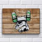 Placa Decorativa - Modelo P226 - Star Wars 30X20Cm Em Mdf Placa Decorativa - Modelo P226 - Star Wars 30X20Cm Em Mdf