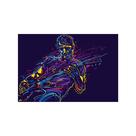 Placa Decorativa Música Guitarrista 02 30x40cm Placa Decorativa Música Guitarrista 02 30x40cm