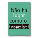 Placa Decorativa NOSSO LAR MDF 30X40cm