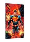 Placa decorativa - o homem de aço superman - dc comics