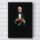 Placa Decorativa - O Poderoso Chefão 30X20Cm Em Mdf