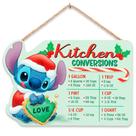 Placa decorativa Open Road Brands Disney Stitch Kitchen 21x14cm