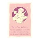 Placa Decorativa Oração Anjo da Guarda Estrela 20x30cm