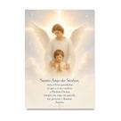 Placa Decorativa Oração Anjo Guarda Minimalista 21x30cm