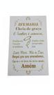 Placa Decorativa Oração Ave Maria MDF 20x30 Branco