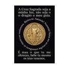 Placa Decorativa Oração de São Bento Poderosa 40x60cm