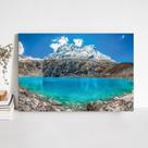 Placa Decorativa Paisagem Peru Huascaran 30x40cm