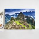 Placa Decorativa Paisagem Peru Machu Picchu 30x40cm
