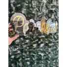 placa decorativa para festa / Parabéns de acrílico -50cm