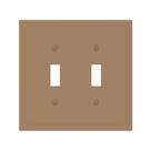 Placa decorativa para interruptor de luz Oilbiexn de 2 módulos, taupe Placa decorativa para interruptor de luz Oilbiexn de 2 módulos, taupe