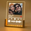 Placa Decorativa Personalizada Spotify BCCPNL - Com Foto e Música