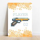 Placa Decorativa Player 2 Placa Decorativa Player 2