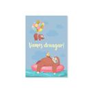Placa Decorativa Preguiça Frase Vamos devagar 20x30cm Placa Decorativa Preguiça Frase Vamos devagar 20x30cm