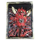 Placa Decorativa Quadro Diabo Halloween