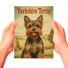 Placa Decorativa Raças Cachorro Vintage Yorkshire Cor: Sortido Placa Decorativa Raças Cachorro Vintage Yorkshire Cor: Sortido