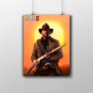 Placa Decorativa Red Dead Quadro Gamer Redemption
